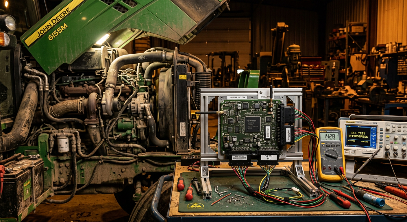 Réparation du contrôleur moteur Kubota – pannes fréquentes et diagnostic